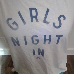 Woman's Victoria's Secret Large GIRLS NIGHT IN Sleep Shirt
